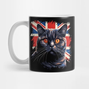 Patriotic British Shorthair Mug